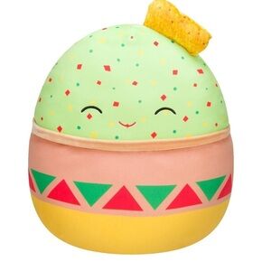 Squishmallow Gideon the Guacamole- 16 inch, official Kellytoy soft plush.